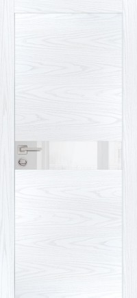 Дверь Profilo Porte PX-13 AL кромка с 2-х ст. Дуб скай белый Белоснежный лакобель