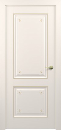 Дверь Zadoor Венеция Тип-3 Грей Декоративная Патина Золото Глухая