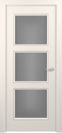 Дверь Zadoor Гранд Тип-1 Жемчужно-перламутровый Патина Серебро Сатинато