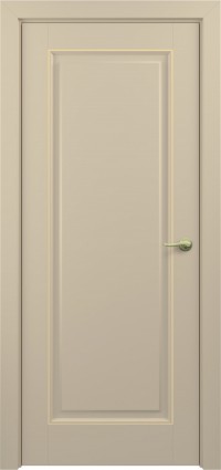 Дверь Zadoor Неаполь Тип-1 Капучино Патина Золото Глухая