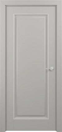 Дверь Zadoor Неаполь Тип-1 Грей Патина Серебро Глухая