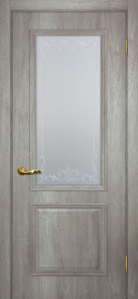 Дверь Мариам Верона-1 Дуб эссо Контурный полимер бесцветный