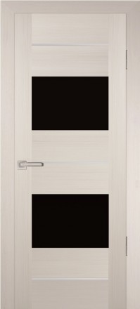 Дверь Profilo Porte PS-21 Перламутровый дуб Черный лакобель