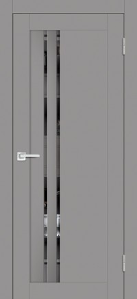 Дверь Profilo Porte PST-10 Серый бархат Зеркало тонированное
