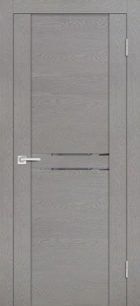 Дверь Profilo Porte PST-4 Серый ясень Зеркало тонированное
