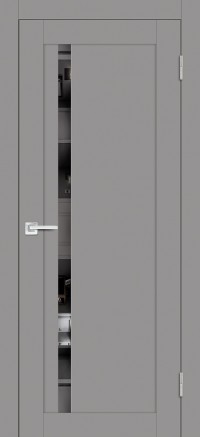 Дверь Profilo Porte PST-8 Серый бархат Зеркало тонированное