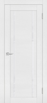 Дверь Profilo Porte PST-9 Белый ясень Белоснежный лакобель