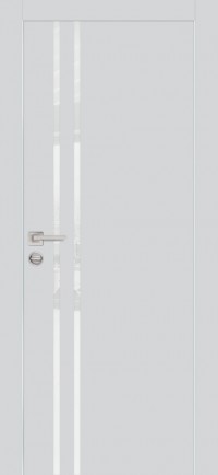 Дверь Profilo Porte PX-11 AL кромка с 2-х ст. Агат Белоснежный лакобель