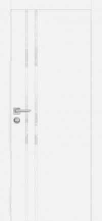 Дверь Profilo Porte PX-11 AL кромка с 2-х ст. Белый Белоснежный лакобель