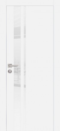 Дверь Profilo Porte PX-16 AL кромка с 2-х ст. Белый Белоснежный лакобель