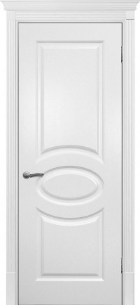 Дверь Текона Смальта 12 Белый RAL 9003 Глухая