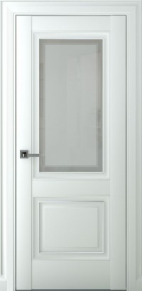 Дверь Zadoor Венеция В1 Матовый Белый Сатинато