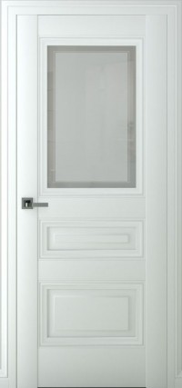 Дверь Zadoor Ампир В3 Матовый Белый Сатинато
