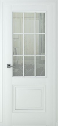 Дверь Zadoor Венеция В3 АК Матовый Белый Сатинато