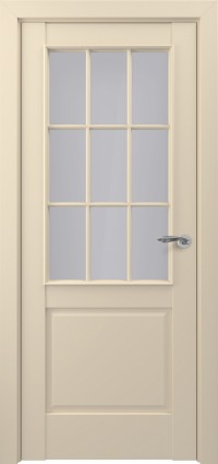 Дверь Zadoor Венеция АК Тип-S Матовый Крем Английская рамка