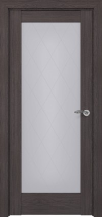 Дверь Zadoor Неаполь Тип-S Пекан Темно-коричневый Ромб