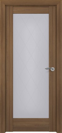 Дверь Zadoor Неаполь Тип-S Пекан Светло-коричневый Ромб