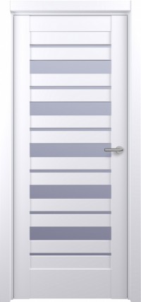 Дверь Zadoor S18 Матовый Белый Сатинато