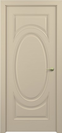 Дверь Zadoor Лувр Тип-1 Эмаль капучино Глухая