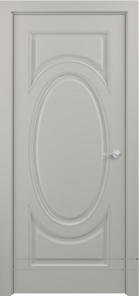 Дверь Zadoor Лувр Тип-1 Эмаль грей Глухая
