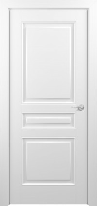 Дверь Zadoor Ампир Тип-1 Эмаль белая Глухая