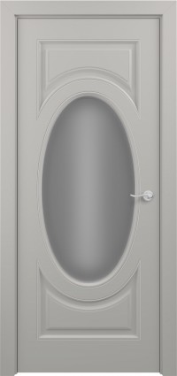 Дверь Zadoor Лувр Тип-2 Грей Патина Серебро Сатинато
