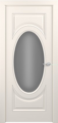 Дверь Zadoor Лувр Тип-2 Жемчужно-перламутровый Патина Серебро Сатинато