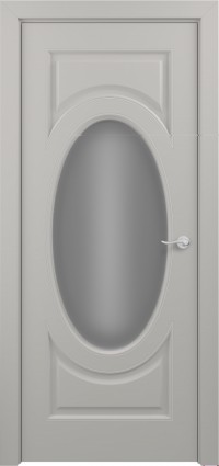 Дверь Zadoor Лувр Тип-1 Грей Патина Серебро Ромб