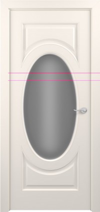 Дверь Zadoor Лувр Тип-1 Жемчужно-перламутровый D3 Художественный пескоструй