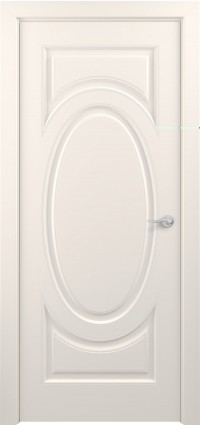 Дверь Zadoor Лувр Тип-2 Жемчужно-перламутровый Патина Серебро Глухая