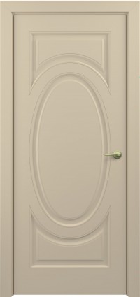Дверь Zadoor Лувр Тип-2 Эмаль капучино Глухая