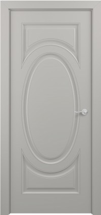 Дверь Zadoor Лувр Тип-2 Эмаль грей Глухая