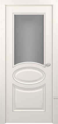 Дверь Zadoor Прованс Тип-2 Жемчужно-перламутровый Патина Серебро Решетка