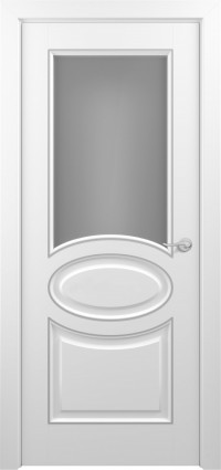 Дверь Zadoor Прованс Тип-1 Белый Патина Серебро Сатинато