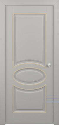 Дверь Zadoor Прованс Тип-2 Грей Патина Золото Глухая