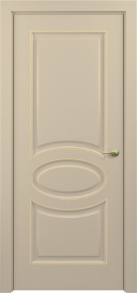 Дверь Zadoor Прованс Тип-1 Капучино Патина Золото Глухая