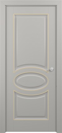 Дверь Zadoor Прованс Тип-1 Грей Патина Золото Глухая