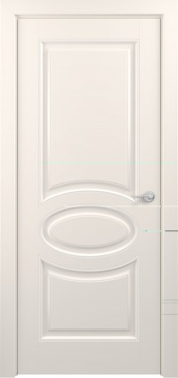Дверь Zadoor Прованс Тип-2 Жемчужно-перламутровый Патина Серебро Глухая