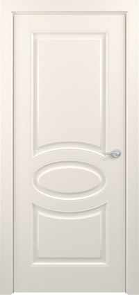 Дверь Zadoor Прованс Тип-1 Жемчужно-перламутровый Патина Серебро Глухая