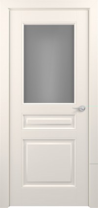 Дверь Zadoor Ампир Тип-1 Жемчужно-перламутровый D1 Художественный пескоструй