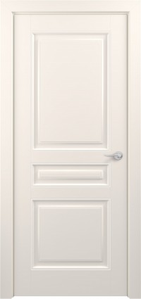 Дверь Zadoor Ампир Тип-2 Жемчужно-перламутровый Патина Серебро Глухая