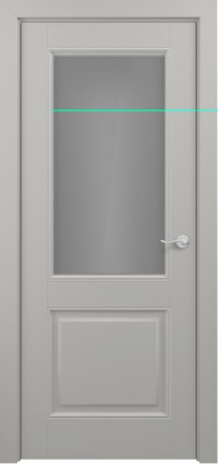 Дверь Zadoor Венеция Тип-1 Грей Патина Серебро D1 Художественный пескоструй