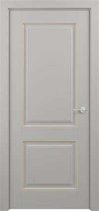 Дверь Zadoor Венеция Тип-3 Грей Патина Золото Глухая