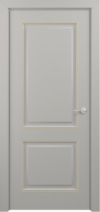 Дверь Zadoor Венеция Тип-1 Грей Патина Золото Глухая
