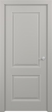 Дверь Zadoor Венеция Тип-3 Грей Патина Серебро Глухая