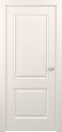 Дверь Zadoor Венеция Тип-3 Жемчужно-перламутровый Патина Серебро Глухая