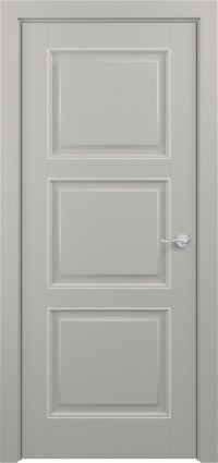 Дверь Zadoor Гранд Тип-1 Грей Патина Серебро Глухая