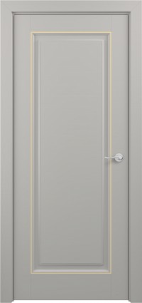 Дверь Zadoor Неаполь Тип-2 Грей Патина Золото Глухая
