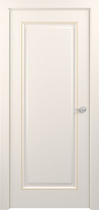 Дверь Zadoor Неаполь Тип-2 Жемчужно-перламутровый Патина Золото Глухая