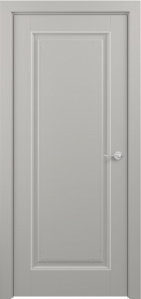 Дверь Zadoor Неаполь Тип-3 Грей Патина Серебро Глухая